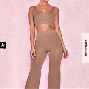 COPY - House of CB knit crop top and pants set